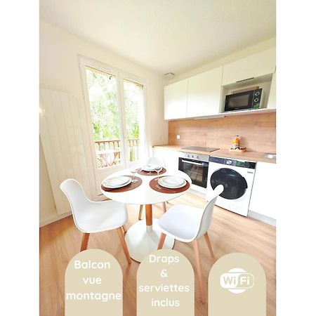 Bielle L'Ecrin Paisible - Balcon Sur Ruisseau, Vue Montagne & Parking 아파트 외부 사진